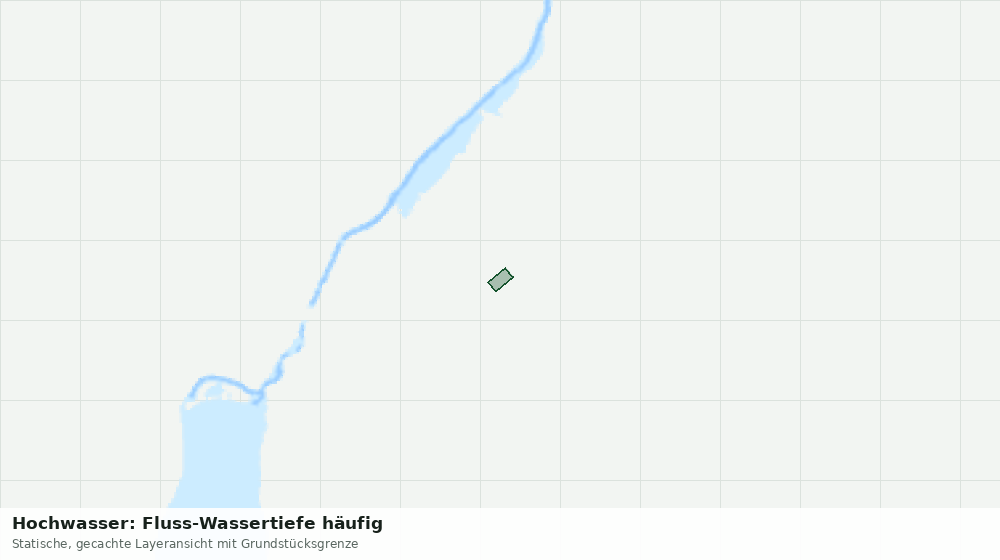 Statische Kartenansicht: Hochwasser: Fluss-Wassertiefe häufig
