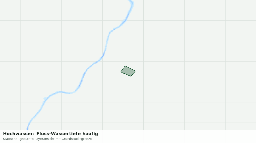 Statische Kartenansicht: Hochwasser: Fluss-Wassertiefe häufig