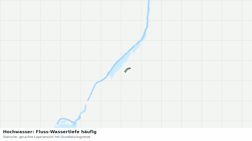 Statische Kartenansicht: Hochwasser: Fluss-Wassertiefe häufig