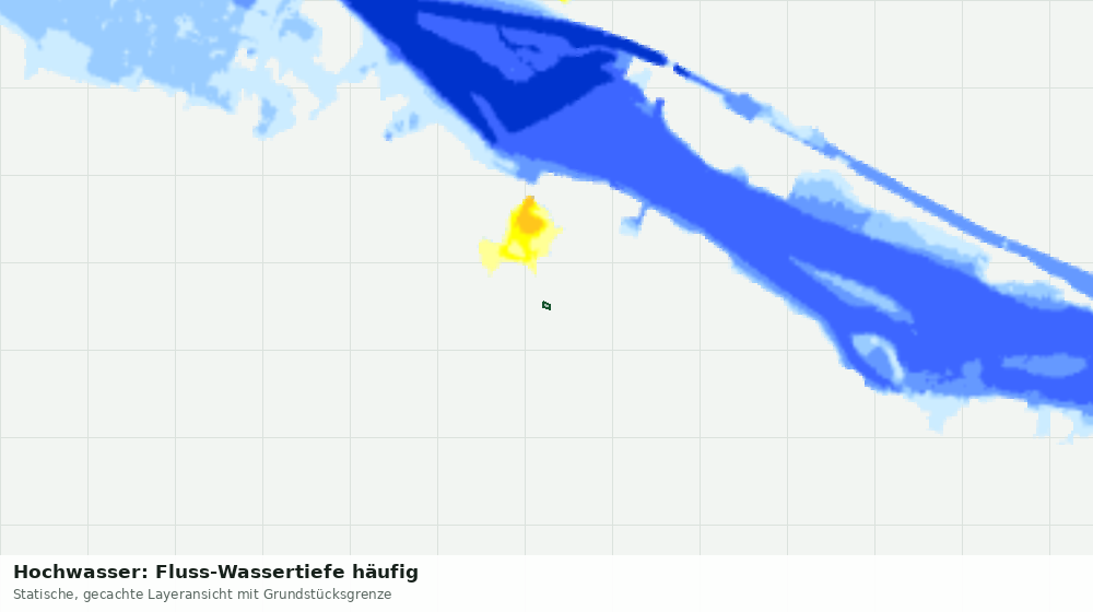 Statische Kartenansicht: Hochwasser: Fluss-Wassertiefe häufig