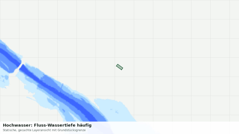 Statische Kartenansicht: Hochwasser: Fluss-Wassertiefe häufig