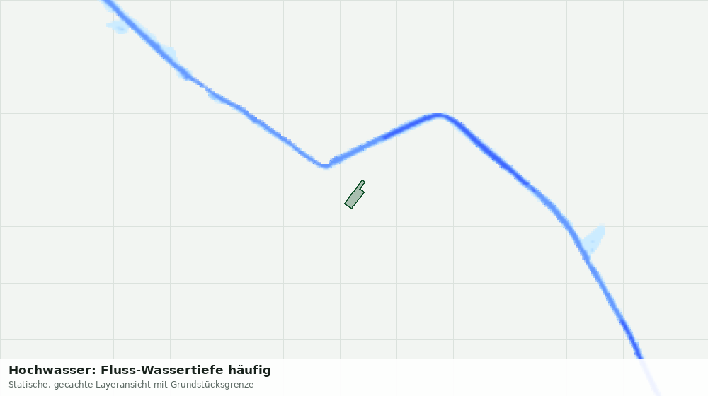 Statische Kartenansicht: Hochwasser: Fluss-Wassertiefe häufig