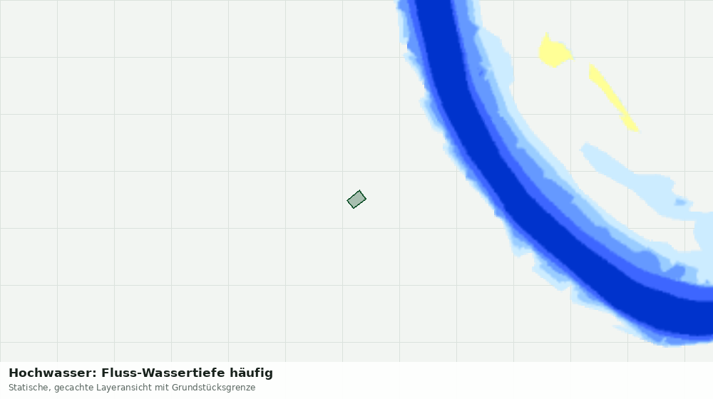 Statische Kartenansicht: Hochwasser: Fluss-Wassertiefe häufig