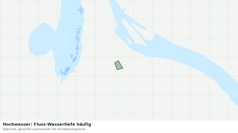 Statische Kartenansicht: Hochwasser: Fluss-Wassertiefe häufig