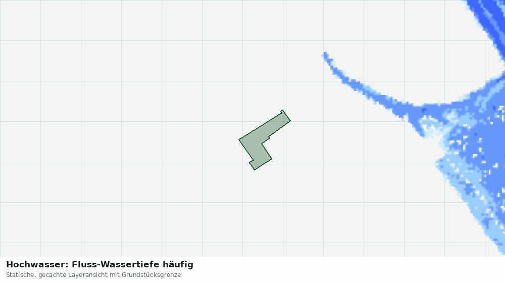 Statische Kartenansicht: Hochwasser: Fluss-Wassertiefe häufig