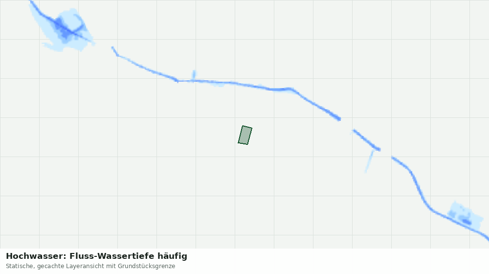 Statische Kartenansicht: Hochwasser: Fluss-Wassertiefe häufig