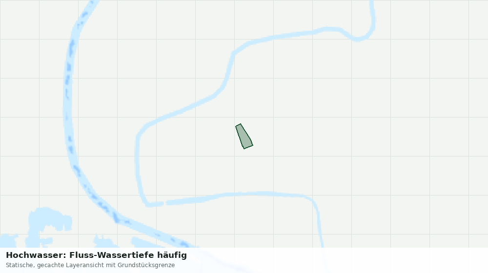 Statische Kartenansicht: Hochwasser: Fluss-Wassertiefe häufig