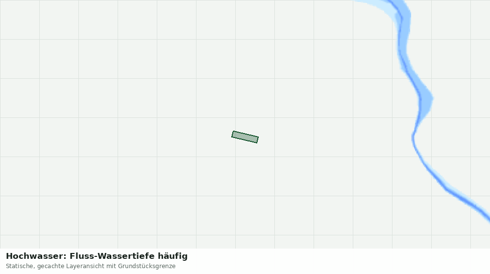 Statische Kartenansicht: Hochwasser: Fluss-Wassertiefe häufig
