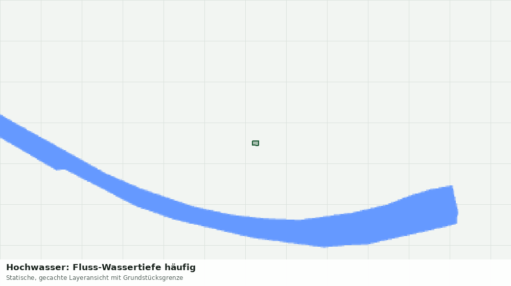 Statische Kartenansicht: Hochwasser: Fluss-Wassertiefe häufig