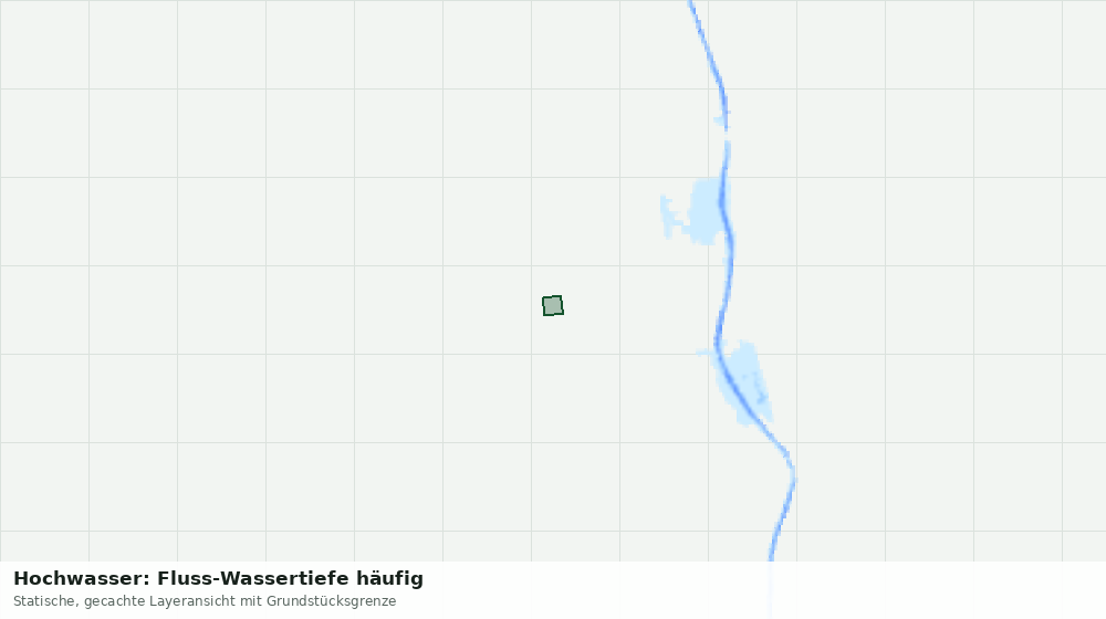 Statische Kartenansicht: Hochwasser: Fluss-Wassertiefe häufig