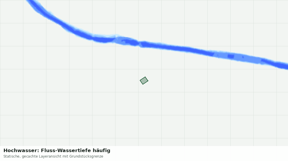 Statische Kartenansicht: Hochwasser: Fluss-Wassertiefe häufig