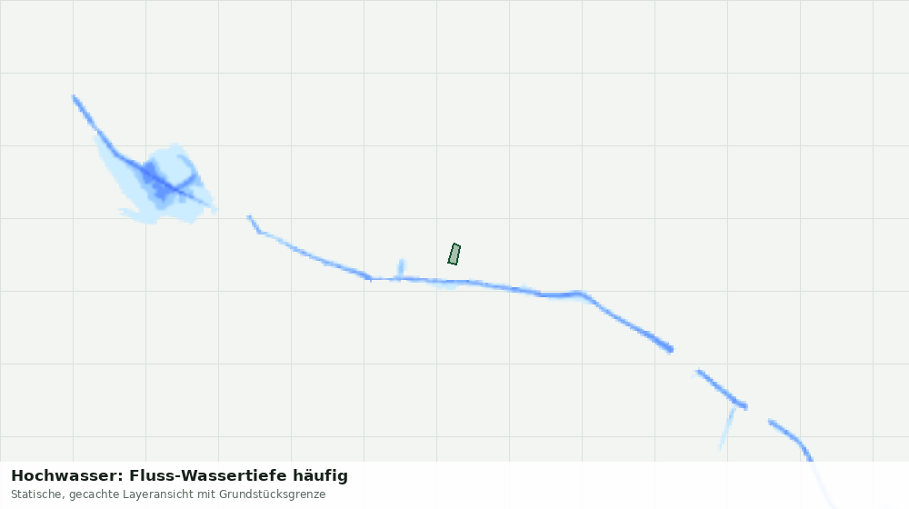 Statische Kartenansicht: Hochwasser: Fluss-Wassertiefe häufig