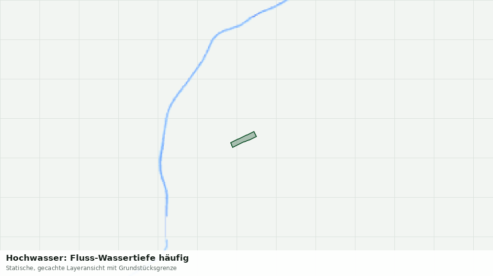Statische Kartenansicht: Hochwasser: Fluss-Wassertiefe häufig