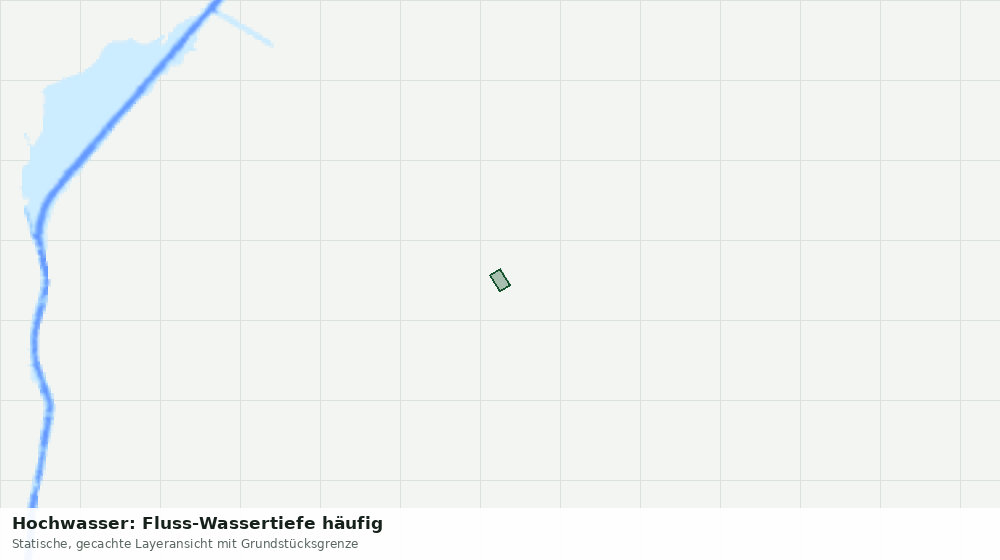 Statische Kartenansicht: Hochwasser: Fluss-Wassertiefe häufig