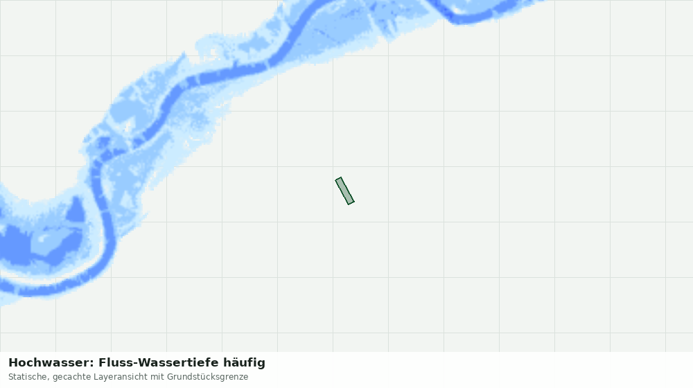Statische Kartenansicht: Hochwasser: Fluss-Wassertiefe häufig