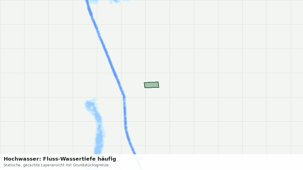 Statische Kartenansicht: Hochwasser: Fluss-Wassertiefe häufig