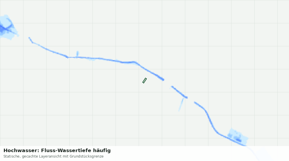 Statische Kartenansicht: Hochwasser: Fluss-Wassertiefe häufig