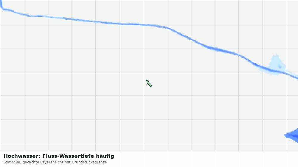 Statische Kartenansicht: Hochwasser: Fluss-Wassertiefe häufig
