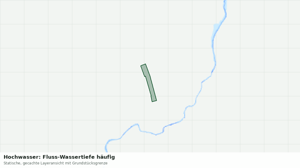 Statische Kartenansicht: Hochwasser: Fluss-Wassertiefe häufig