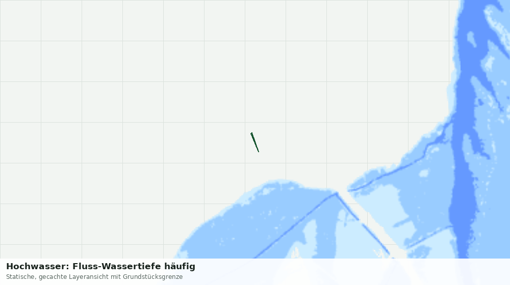 Statische Kartenansicht: Hochwasser: Fluss-Wassertiefe häufig