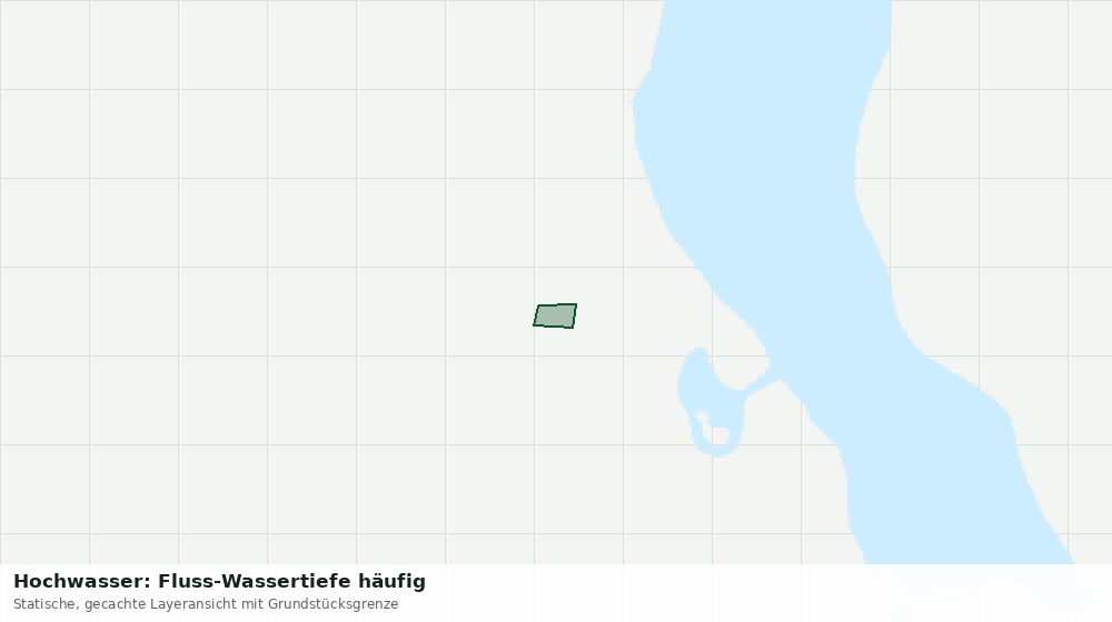 Statische Kartenansicht: Hochwasser: Fluss-Wassertiefe häufig