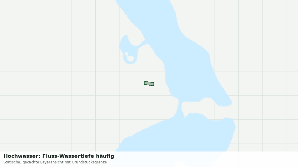 Statische Kartenansicht: Hochwasser: Fluss-Wassertiefe häufig