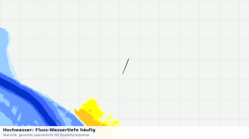 Statische Kartenansicht: Hochwasser: Fluss-Wassertiefe häufig