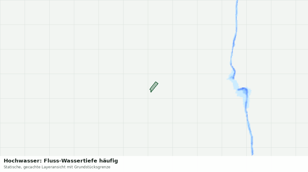 Statische Kartenansicht: Hochwasser: Fluss-Wassertiefe häufig