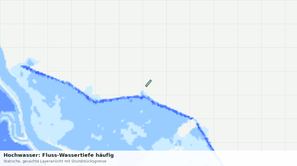 Statische Kartenansicht: Hochwasser: Fluss-Wassertiefe häufig