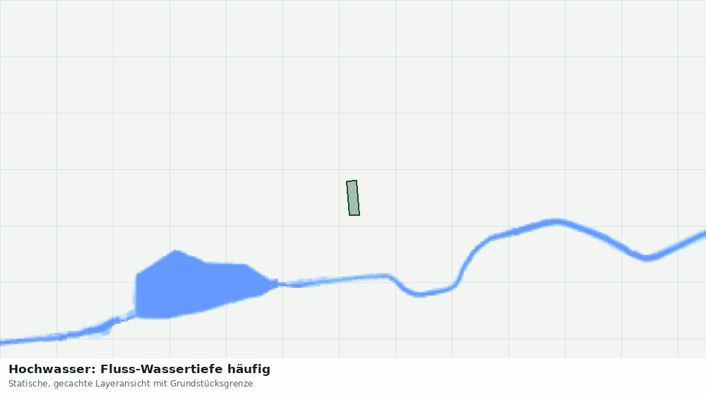 Statische Kartenansicht: Hochwasser: Fluss-Wassertiefe häufig