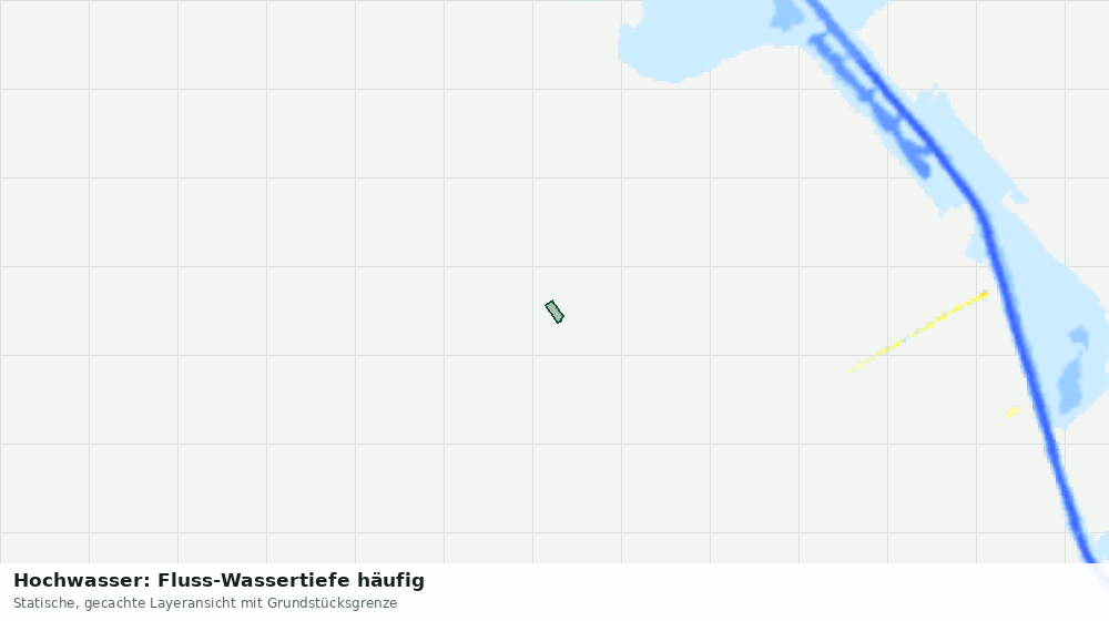 Statische Kartenansicht: Hochwasser: Fluss-Wassertiefe häufig