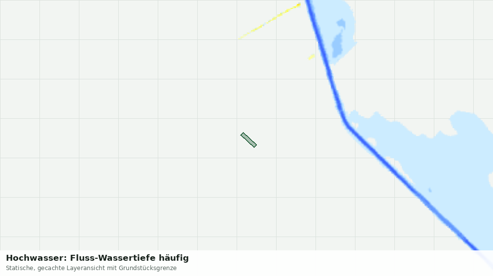 Statische Kartenansicht: Hochwasser: Fluss-Wassertiefe häufig