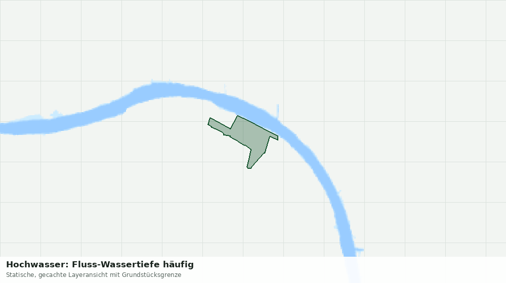 Statische Kartenansicht: Hochwasser: Fluss-Wassertiefe häufig