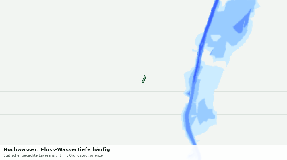 Statische Kartenansicht: Hochwasser: Fluss-Wassertiefe häufig