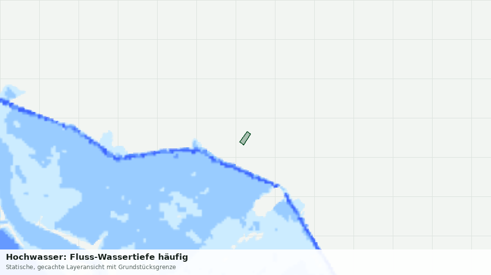 Statische Kartenansicht: Hochwasser: Fluss-Wassertiefe häufig