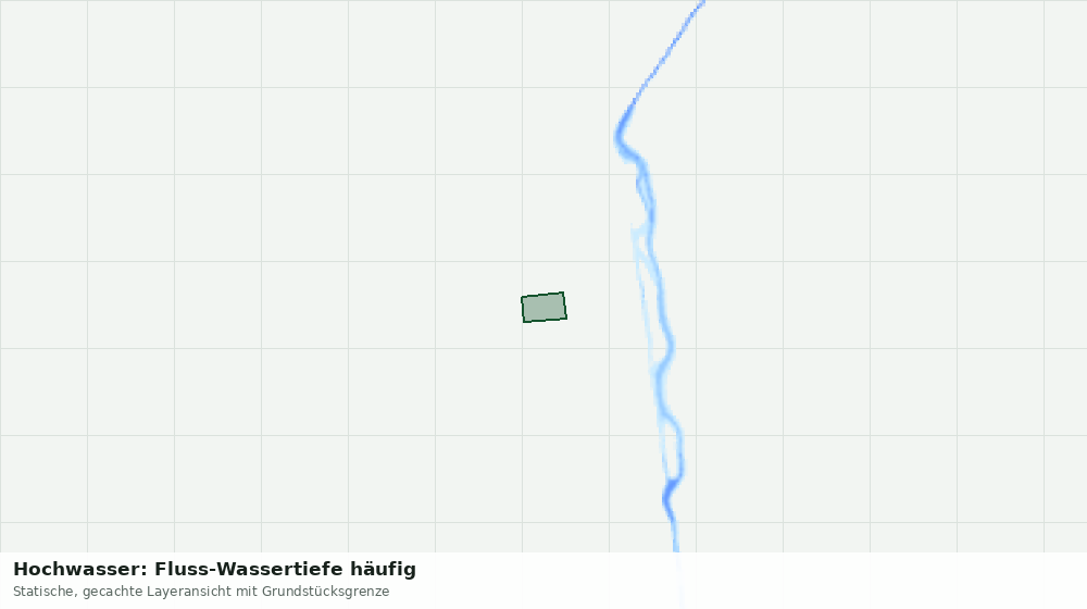 Statische Kartenansicht: Hochwasser: Fluss-Wassertiefe häufig