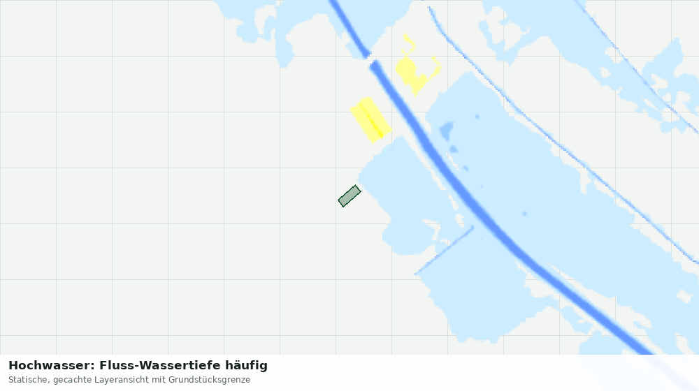 Statische Kartenansicht: Hochwasser: Fluss-Wassertiefe häufig