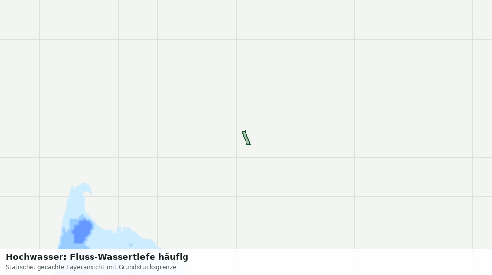 Statische Kartenansicht: Hochwasser: Fluss-Wassertiefe häufig