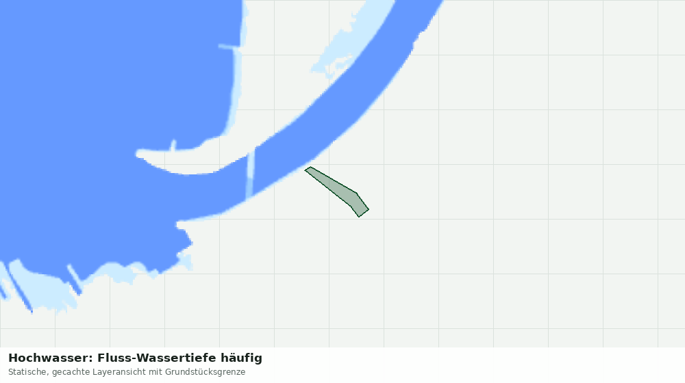Statische Kartenansicht: Hochwasser: Fluss-Wassertiefe häufig