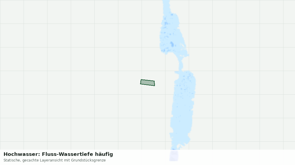 Statische Kartenansicht: Hochwasser: Fluss-Wassertiefe häufig
