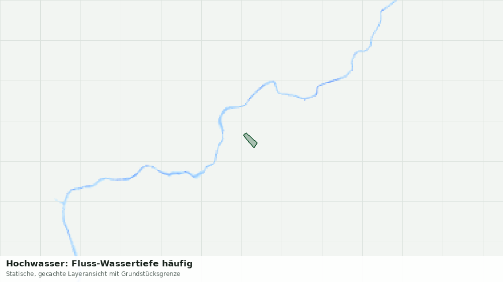 Statische Kartenansicht: Hochwasser: Fluss-Wassertiefe häufig