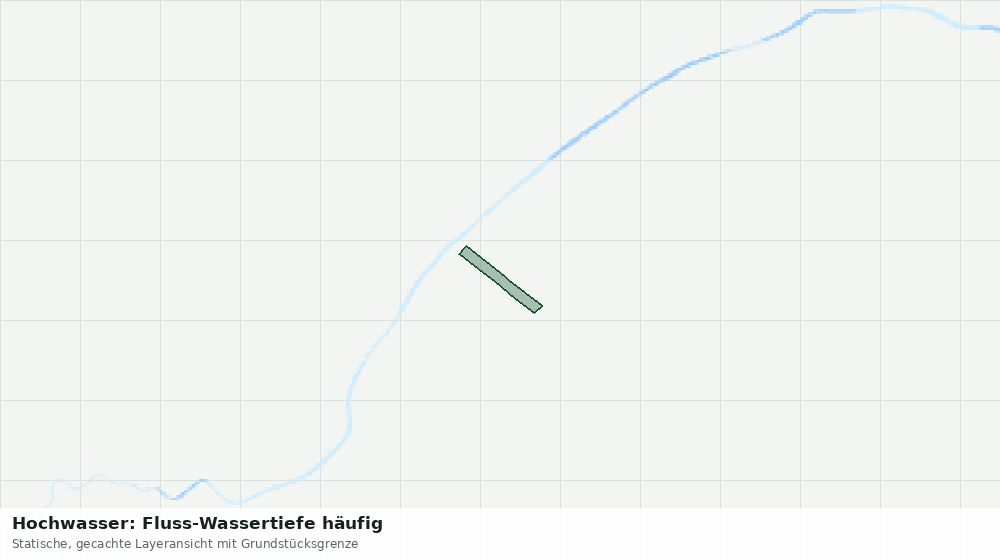 Statische Kartenansicht: Hochwasser: Fluss-Wassertiefe häufig