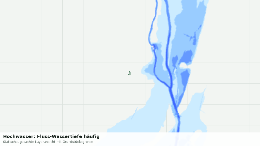 Statische Kartenansicht: Hochwasser: Fluss-Wassertiefe häufig
