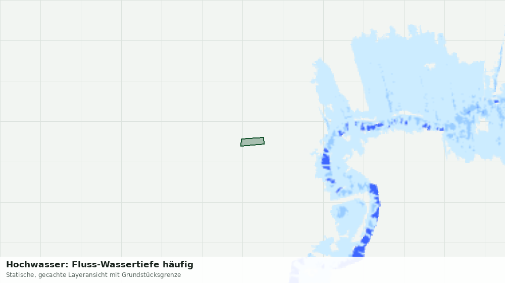 Statische Kartenansicht: Hochwasser: Fluss-Wassertiefe häufig