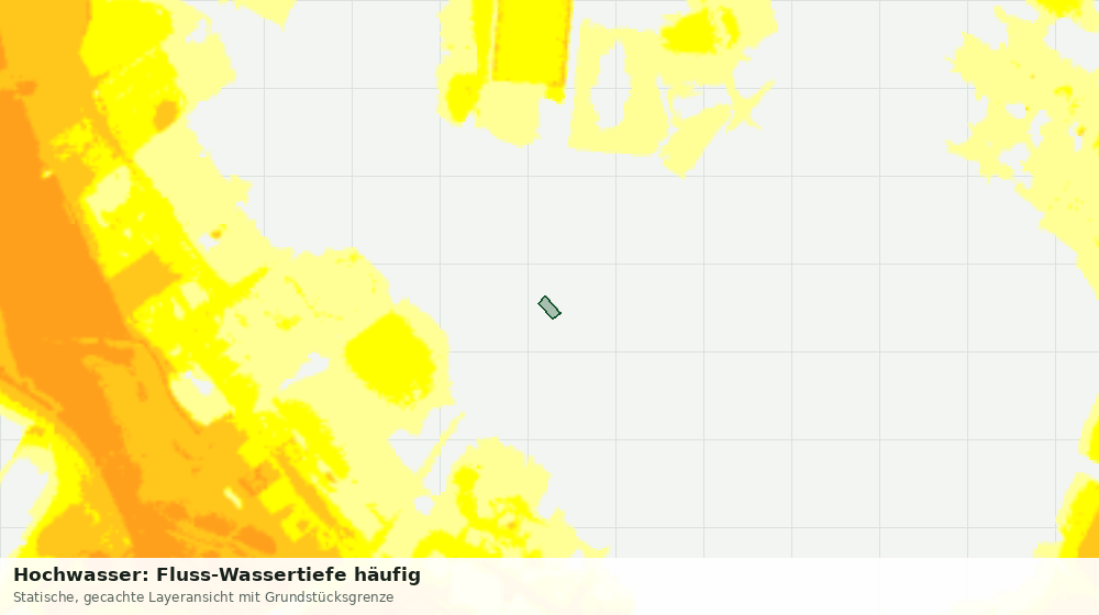 Statische Kartenansicht: Hochwasser: Fluss-Wassertiefe häufig