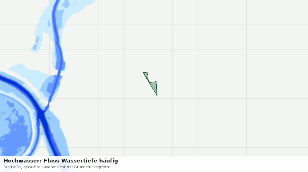 Statische Kartenansicht: Hochwasser: Fluss-Wassertiefe häufig