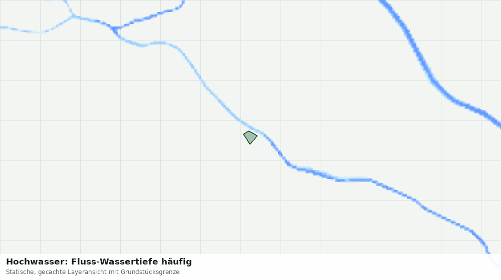 Statische Kartenansicht: Hochwasser: Fluss-Wassertiefe häufig