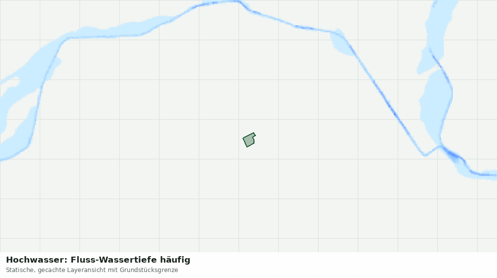 Statische Kartenansicht: Hochwasser: Fluss-Wassertiefe häufig