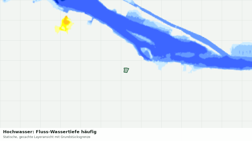 Statische Kartenansicht: Hochwasser: Fluss-Wassertiefe häufig