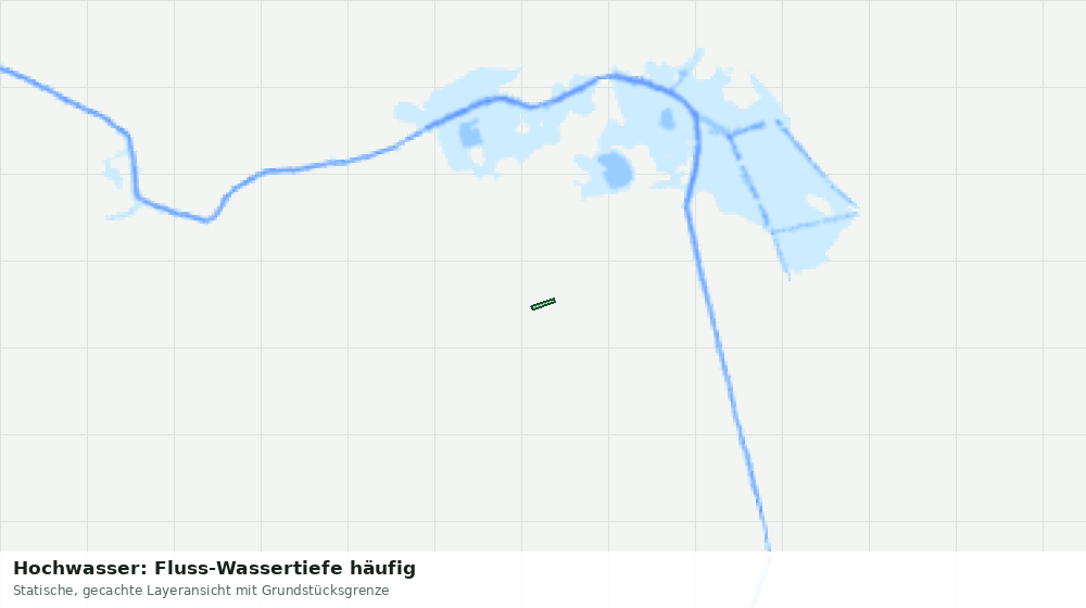 Statische Kartenansicht: Hochwasser: Fluss-Wassertiefe häufig